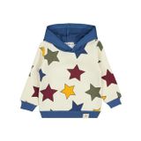 Civil Renkli Yıldız Baskılı 2-5 Yaş Mavi Erkek Çocuk Sweatshirt