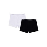 Civil Siyah-Beyaz Erkek Çocuk 2'li Boxer, 4-5 Yaş, D2334554725W1, Renkli, erkek-çocuk