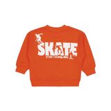 Civil Skate Start Baskılı 2-5 Yaş Turuncu Erkek Çocuk Sweatshirt