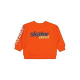 Civil Skater Baskılı 2-5 Yaş Sweatshirt - Turuncu, 3-4 Yaş, 19330J25125W1, Oranj, erkek-çocuk