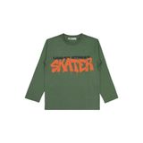 Civil Skater Baskılı Erkek Çocuk Sweatshirt Haki, 8-9 Yaş, 19K82251325W1, Koyu Haki, erkek-çocuk