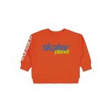 Civil Skater Baskılı Erkek Çocuk Sweatshirt Turuncu, 2-3 Yaş, 19K75125125W1, Oranj, erkek-çocuk