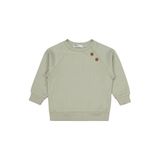 Civil Süs Düğmeli 2-5 Yaş Sweatshirt -, 5-6 Yaş, 19D94515425W1-YSL-5, Yeşil, erkek-çocuk