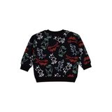 Civil Timsah Empirme Erkek Çocuk Sweatshirt, 2-3 Yaş, 19330J26925W1, Siyah, erkek-çocuk
