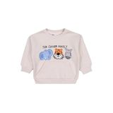 Civil Üç Kafadar Baskılı-Nakışlı Erkek Çocuk Sweatshirt, 4-5 Yaş, 19407250125W1, Taş Rengi, erkek-çocuk