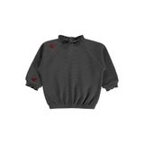 Civil Uğur Böceği Nakışlı Sweatshirt 18-24 Ay, 18-24 AY, 19L67CVL8925W1, Gri, kız-bebek