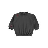 Civil Uğur Böceği Nakışlı Sweatshirt, 9-12 Ay, 19L67CVL8925W1, Gri, kız-bebek