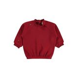 Civil Uğur Böceği Nakışlı Sweatshirt, 9-12 Ay, 19L67CVL8925W1, Kırmızı, kız-bebek