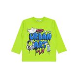 Civil Urban Art Baskılı 2-5 Yaş Yeşil Erkek Çocuk Sweatshirt