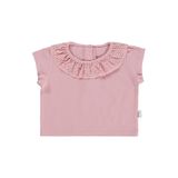 Civil Yaka Brodeli 6-18 Ay Tişört - 6-9 Ay, 18-24 AY, 18330G50324S1, Pembe, Bebek-Kızlar