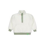 Civil Yakası Patlı Çizgili Erkek Çocuk Sweatshirt, 8-9 Yaş, 19785V36925W1, Yeşil, erkek-çocuk