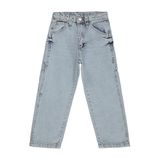 Civil Yan Cepli Baggy Kalıp 6-9 Yaş Pantolon Kot - Mavi 7-8 Yaş, 6-7 Yaş, Y2041882226S1, Buz Mavi, Erkek Çocuk