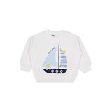 Civil Yelken Baskılı Erkek Bebek Sweatshirt Kırık Beyaz, 9-12 Ay, 19973032925W1, Kırık Beyaz, erkek-bebek
