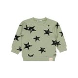 Civil Yıldız Empirme Baskılı 2-5 Yaş Haki Erkek Çocuk Sweatshirt