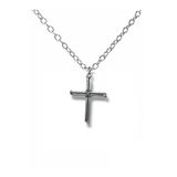 Çivili Haç Figürlü Unisex Kolye – 60 Cm Zincirli, Gotik & Alternatif Metal Takı