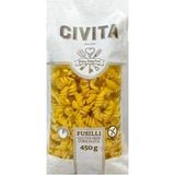 Civita Glütensiz Fusilli Makarna 450 G (4'li Paket)