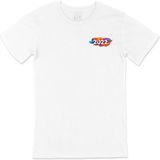 Cix 2022 Tasarımlı Cep Logo Tasarımlı Beyaz Erkek T-shirt