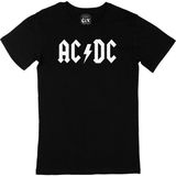 Cix Ac Dc Logolu Siyah Erkek T-shirt