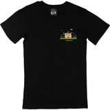 Cix Amber Fort Kalesi Cep Logo Tasarımlı 3XL Siyah Erkek T-shirt