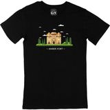 Cix Amber Fort Kalesi XXL Siyah Erkek T-shirt