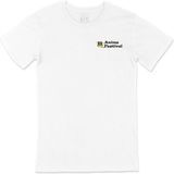Cix Anime Festival Cep Logo Tasarımlı Beyaz Erkek T-shirt