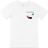 Cix Arap Emirlikleri Haritalı ve Bayraklı T-shirt