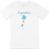 Cix Arjantin Haritalı ve Bayraklı T-shirt
