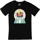 Cix Astronot Uzayda Siyah T-shirt