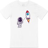 Cix Astronot ve Roket T-shirt