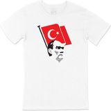 Cix Atatürk ve Türk Bayraklı T-shirt
