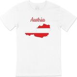 Cix Avusturya Haritalı ve Bayraklı T-shirt