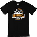 Cix Baba Oğul Avcılık XS Siyah Erkek T-shirt