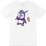 Cix Balıkçı Penguen Tişört - S - Beyaz