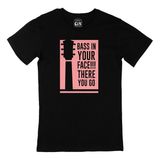 Cix Bass In Your Face Siyah T-shirt
