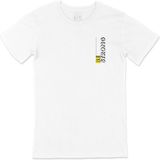 Cix Be Strong Güçlü Ol Beyaz Cep Logo Tasarımlı Erkek T-shirt