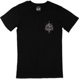 Cix Beast Kuru Kafa Siyah Cep Logo Tasarımlı Erkek T-shirt