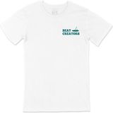 Cix Beat Creators Beyaz Cep Logo Tasarımlı Erkek T-shirt