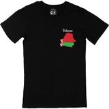 Cix Belarus Haritalı ve Bayraklı Siyah T-shirt