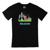 Cix Belçika Siyah T-shirt