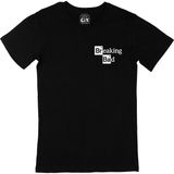 Cix Beyaz Breaking Bad Yazılı Siyah Cep Logo Tasarımlı T-shirt