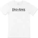 Cix Beyaz Lord Of The Rings Return Siyah Cep Logo Tasarımlı T-shirt