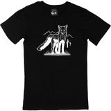 Cix Beyaz Tilkili Siyah Erkek T-shirt