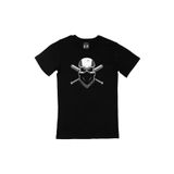 Cix Beyzbol Kuru Kafa Siyah Erkek T-shirt