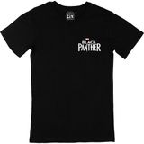 Cix Black Panther Cep Logo Tasarımlı Siyah Tişört