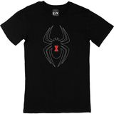 Cix Black Widow Spider Tasarımlı 4XL Siyah Erkek T-shirt