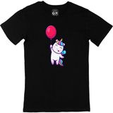 Cix Bolonlu Unicorn 3XL Siyah Erkek T-shirt