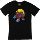 Cix Boom Box Robotlu 3XL Siyah Erkek T-shirt