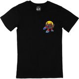 Cix Boom Box Robotlu Cep Logo Tasarımlı Siyah Tişört