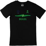 Cix Brezilya Tokyo 2020 Olimpiyatları 4XL Siyah Erkek T-shirt