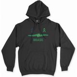 Cix Brezilya Tokyo 2020 Olimpiyatları Siyah Kapüşonlu Sweatshirt